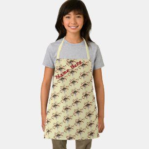 Cute Beagle Puppy Red Hearts Personalised Apron