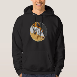 Cute Beagle Puppy Yin Yang Beagle Owner Girls Wome Hoodie