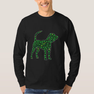 Cute Beagle Saint Patrick S Day Dogs Dad Mum T-Shirt