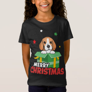Cute Beagle Santa Dog Lovers Merry Christmas Xmas  T-Shirt