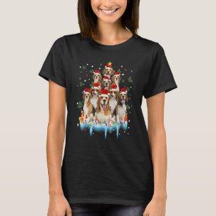 Cute Beagle Santa Dog Merry Christmas Xmas T-Shirt