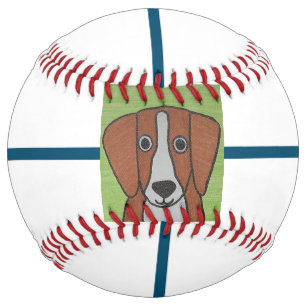 Cute Beagle Softball