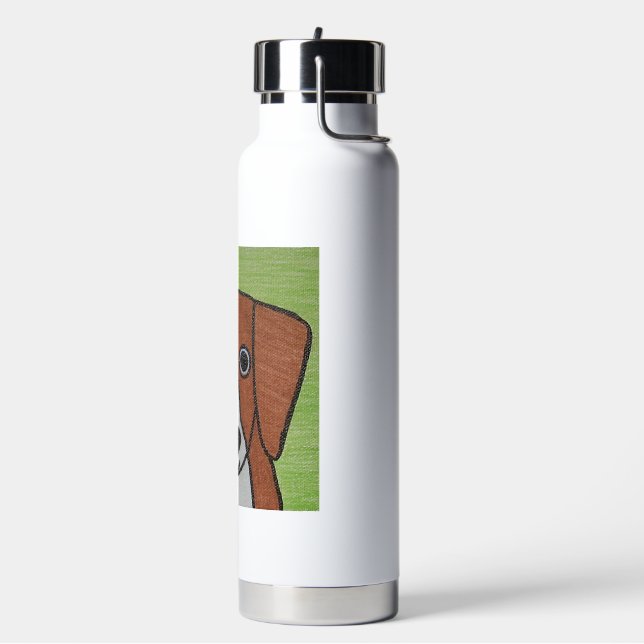 Cute Beagle Water Bottle (Left)