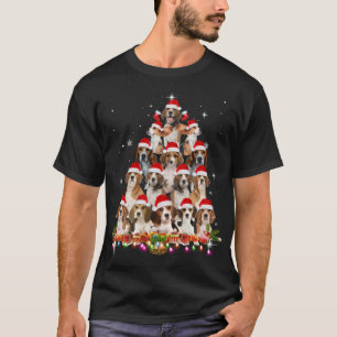 Cute Beagles Christmas Tree Dog Santa Xmas Funny P T-Shirt