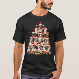 Cute Beagles Christmas Tree Dog Santa Xmas Tee Fun