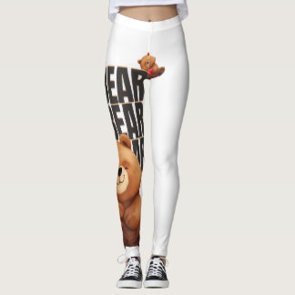 Cute Bear Bear Hug T-Shirt – Adorable Teddy Bear G Leggings