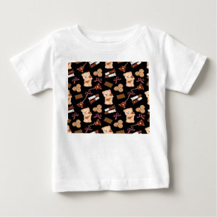 Cute bear & chocolate baby T-Shirt