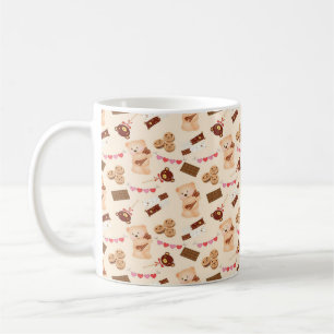 Cute bear & chocolate coffee mug