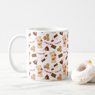 Cute bear & chocolate coffee mug