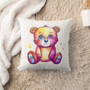 Cute Bear Cool Teddy positive Cushion
