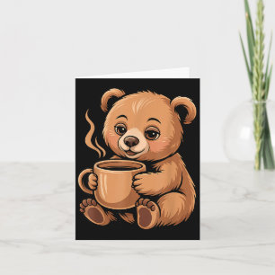 Cute Bear Design For Bear Lover And Bear  Card