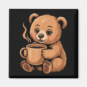 Cute Bear Design For Bear Lover And Bear  Magnet