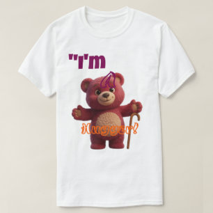 Cute Bear & Emoji Hugger T-Shirt YOU NEED HUG ME