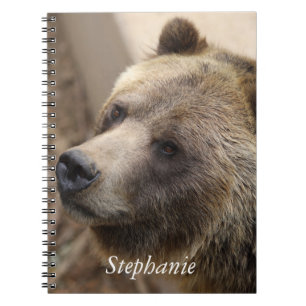 Cute Bear Face Notebook
