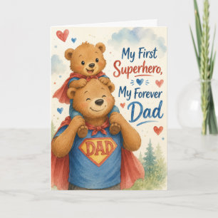 Cute Bear Father’s Day Card