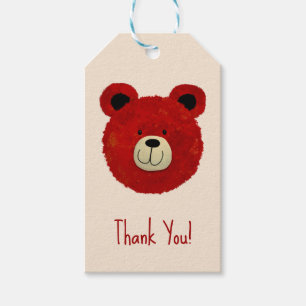 Cute bear gift tags