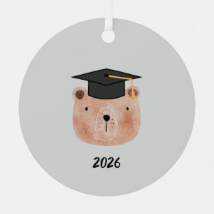Cute Bear Graduation Ornament 2026