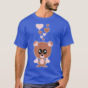 Cute Bear Hearts - Bear Lover I Love Bears T-Shirt