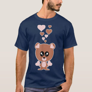Cute Bear Hearts - Bear Lover I Love Bears T-Shirt