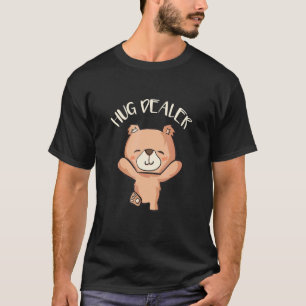 Cute Bear Hug Dealer Music Festival Touchy Free Hu T-Shirt