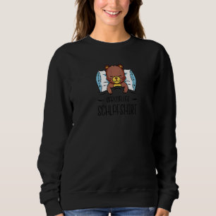 Cute Bear In Bed Teddy Bear Sleep And Pyjama Sweatshirt