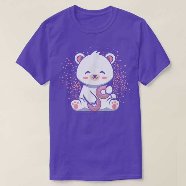 Cute Bear Kawaii Style  T-Shirt (Design Front)