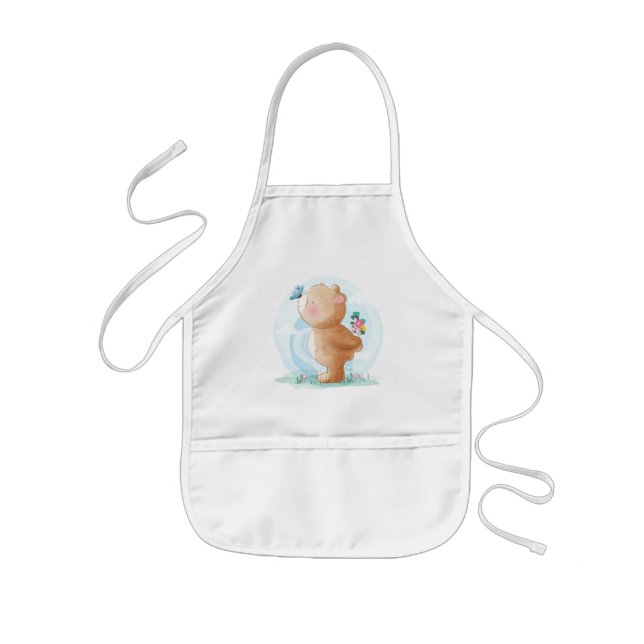 Cute Bear Kids Apron (Front)