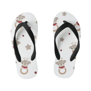 Cute Bear Kid's Flip Flops