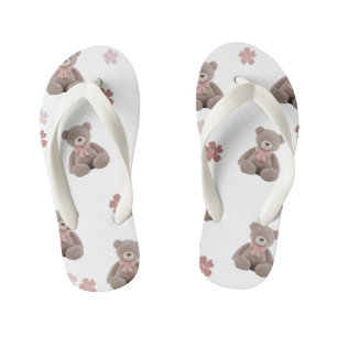Cute Bear Kid's Flip Flops