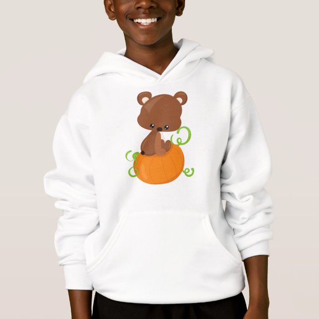 Cute Bear, Little Bear, Brown Bear, Pumpkin (Front)
