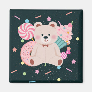 Cute bear magnet