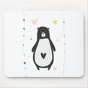 Cute Bear Mouse Mat