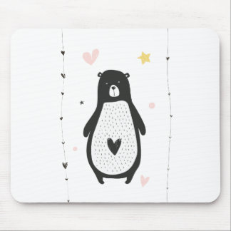 Cute Bear Mouse Mat