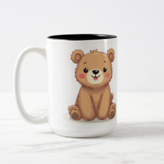 Cute bear mug cup