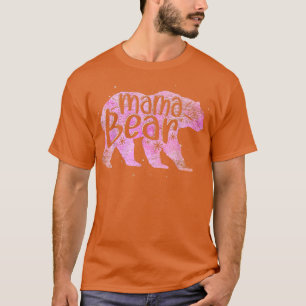 Cute Bear Mummy Animal Mum Bear Family Mama Bear T-Shirt