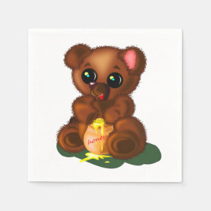 Cute Bear Napkins