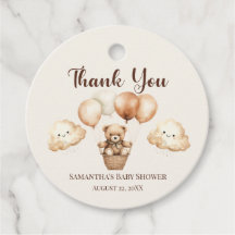 Cute Bear Neutral Baby Shower