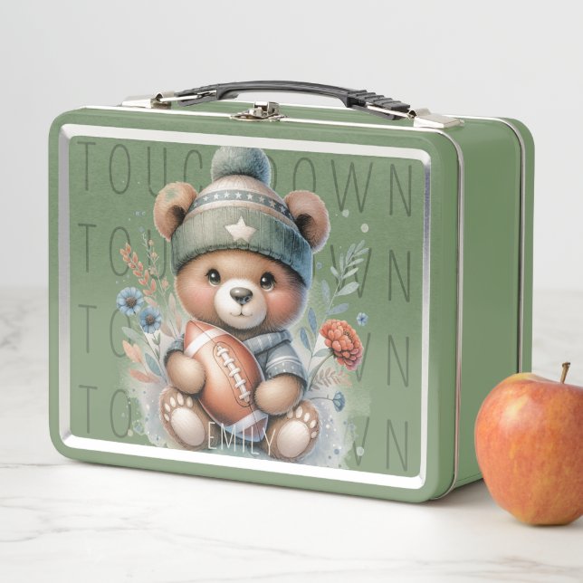 Cute Bear Personalised Lunch box (In Situ)