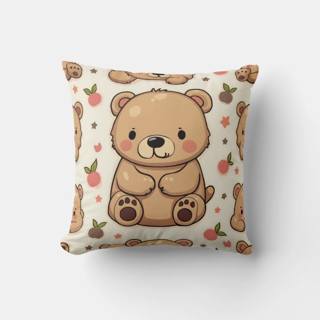 Cute bear pillow  (Front)