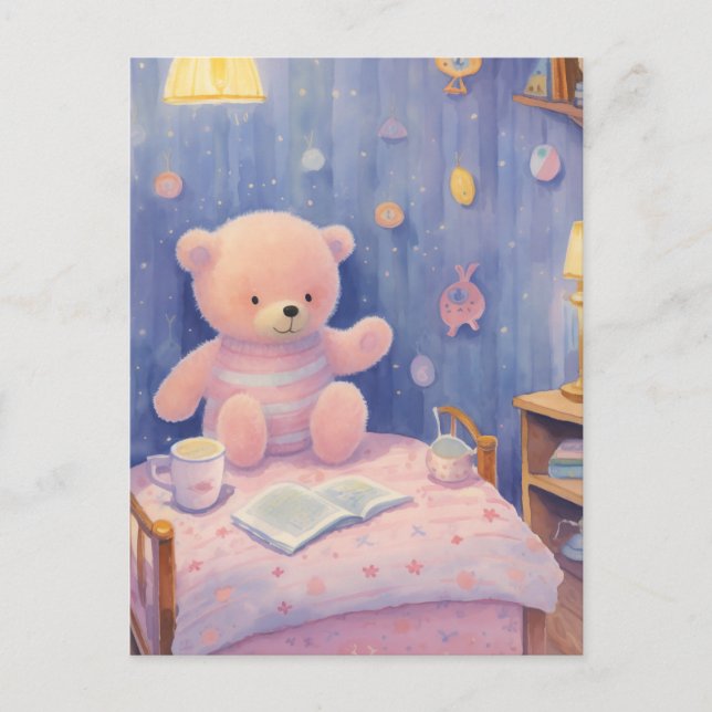 Cute Bear Postcard (Front)