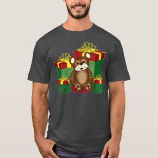 Cute Bear Presents Gifts Boys Girls Holiday Merch  T-Shirt