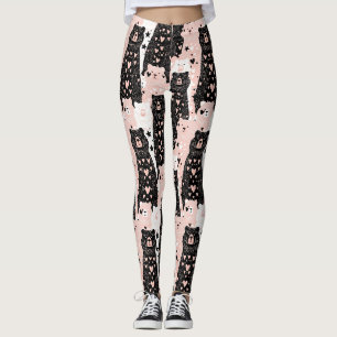 Cute Bear - Soft Pastel Woodland (5) Leggings