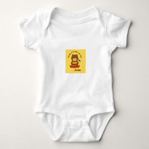 Cute Bear Theme Boy Baby Shower Bodysuit