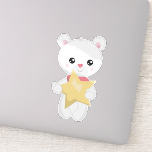 Cute Bear, White Bear, Teddy Bear, Baby Bear, Star
