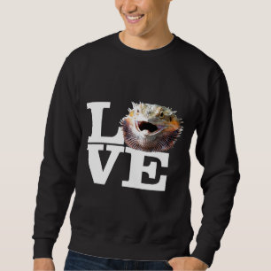 Cute Bearded Dragon Love Bearded Dragons Sweatshirt