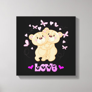 Cute Bears Canvas Print