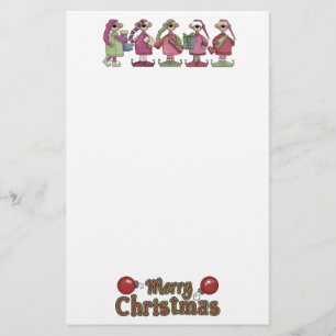 Cute Bears Christmas Stationery