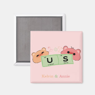 Cute Bears In Love Magnet