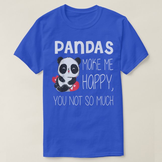Cute Bears Make Me Happy Cute Cute Bear553  T-Shirt (Design Front)