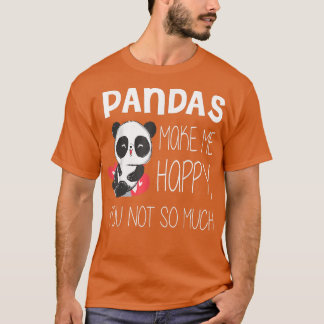 Cute Bears Make Me Happy Cute Cute Bear  T-Shirt